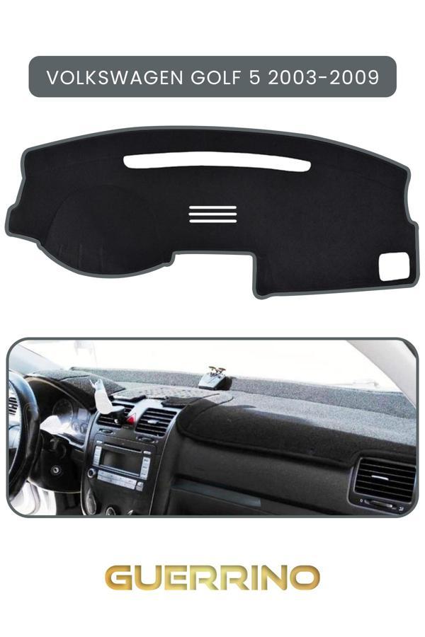 Alisevashop Volkswagen Golf 5 (2003-2009)Torpido Koruma Halısı Gri Kenar  - Image 1
