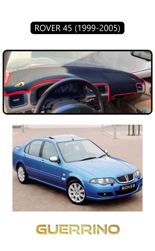 Alisevashop Rover 45 (1999-2005)Torpido Koruma Halısı Siyah Kenar  - Image 1