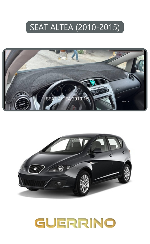 Alisevashop Seat Altea (2010-2015)Torpido Koruma Halısı Gri Kenar  - Image 1