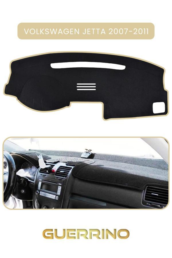 Alisevashop Volkswagen Jetta (2007-2011)Torpido Koruma Halısı Bej Kenar  - Image 1