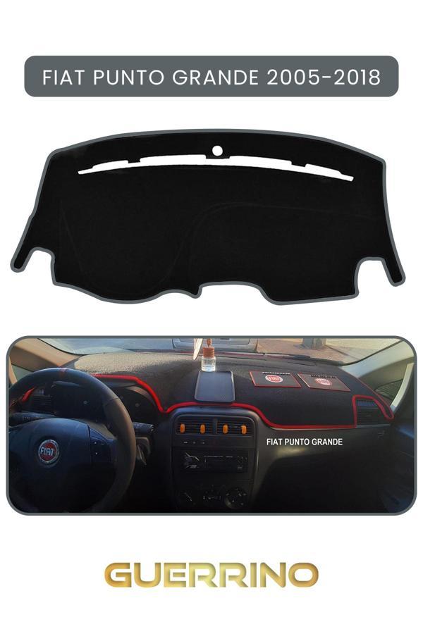 Alisevashop Fıat Punto Grande 2005-2018 Modellerine Uyguntorpido Koruma Halısı Gri Kenar  - Image 1