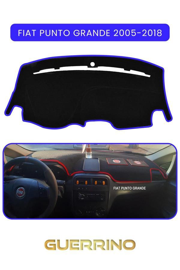 Alisevashop Fıat Punto Grande 2005-2018 Modellerine Uyguntorpido Koruma Halısı Mavi Kenar  - Image 1