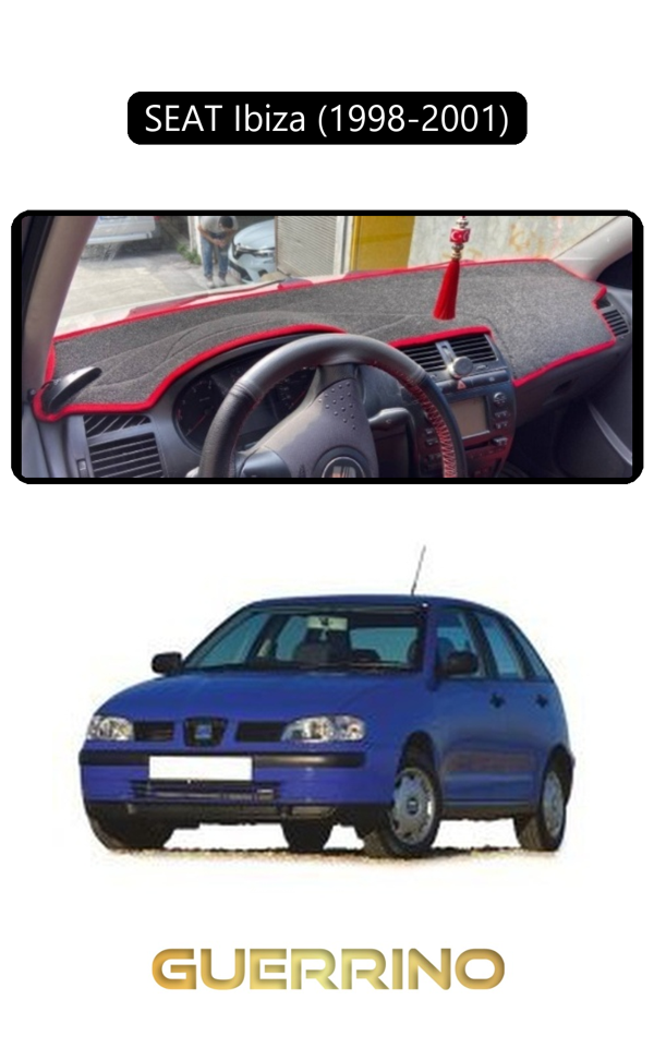 Alisevashop Seat Ibiza (1998-2001)Torpido Koruma Halısı Siyah Kenar  - Image 1