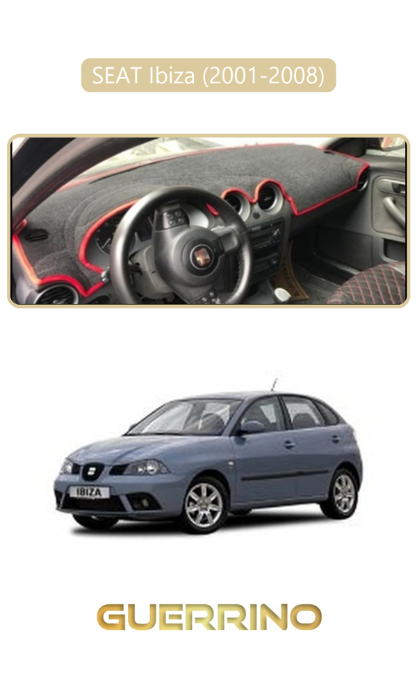 Alisevashop Seat Ibiza (2001-2008)Torpido Koruma Halısı Bej Kenar  - Image 1
