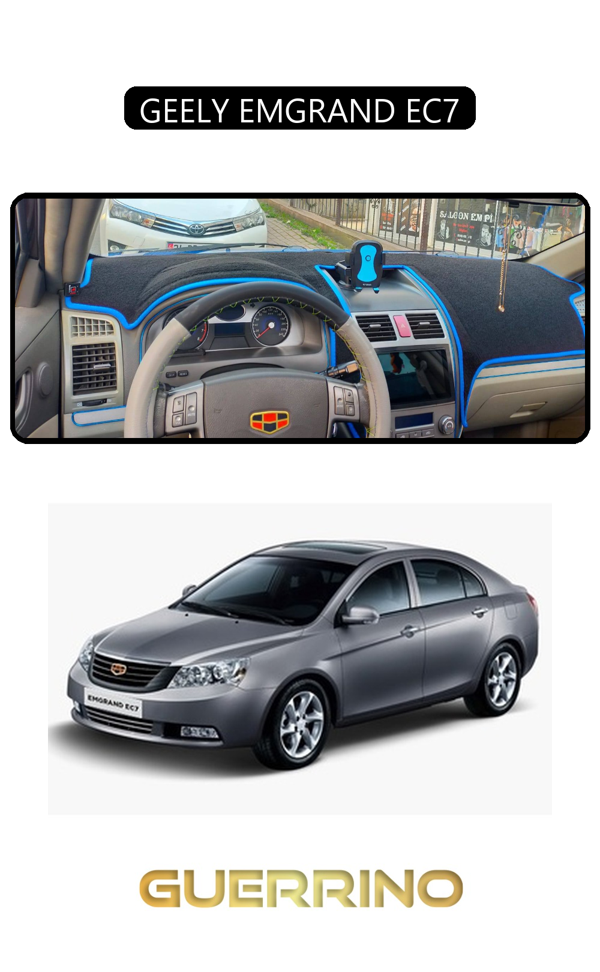 Alisevashop Geely Emgrand Ec7Torpido Koruma Halısı Siyah Kenar  - Image 1