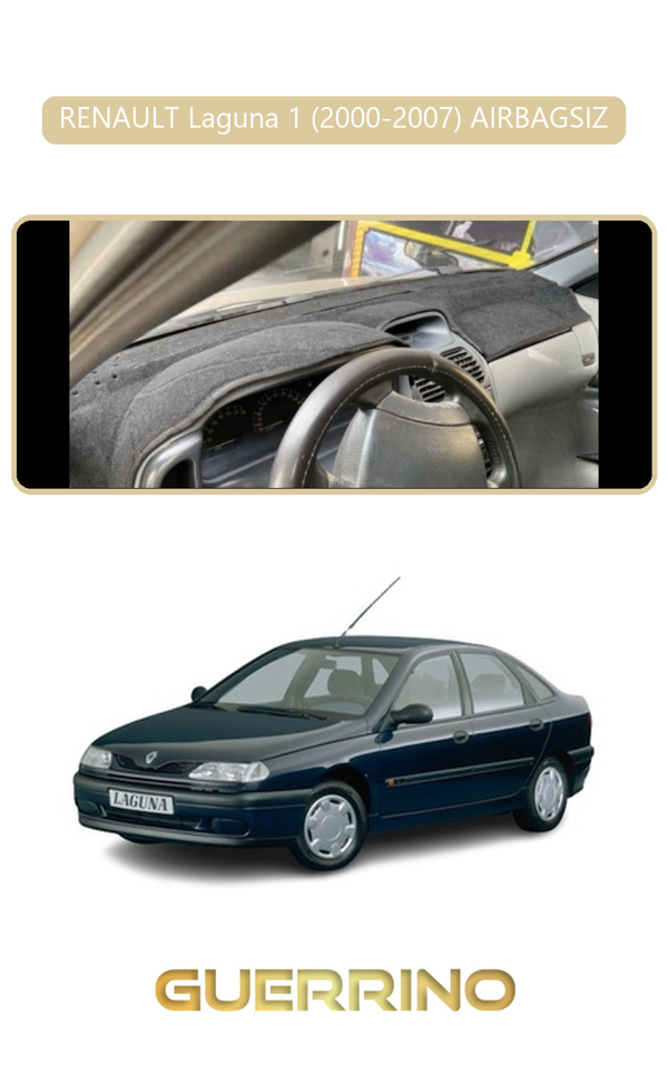 Alisevashop Renault Laguna 1 (2000-2007) Aırbagsıztorpido Koruma Halısı Bej Kenar  - Image 1