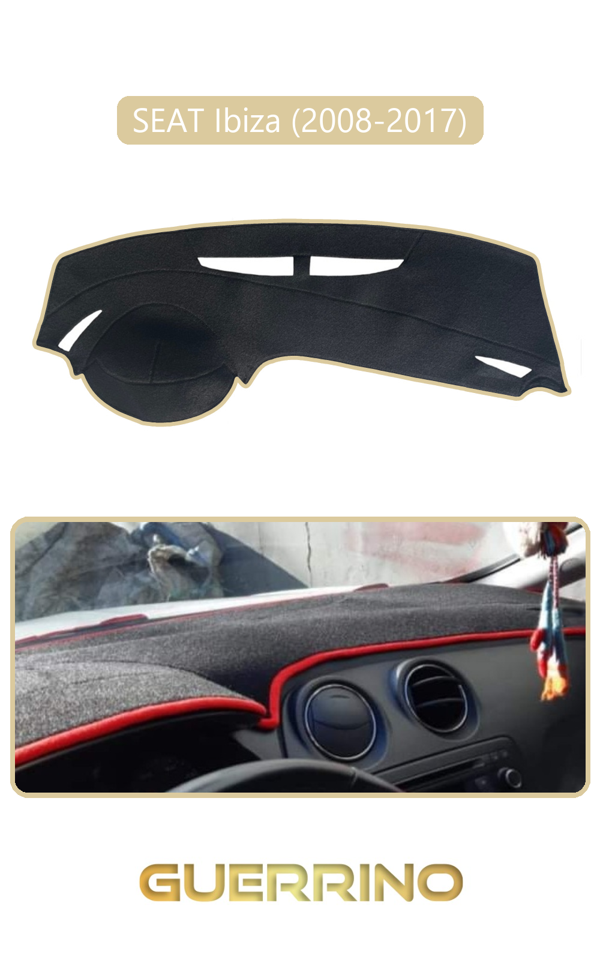 Alisevashop Seat Ibiza (2008-2017)Torpido Koruma Halısı Bej Kenar  - Image 1