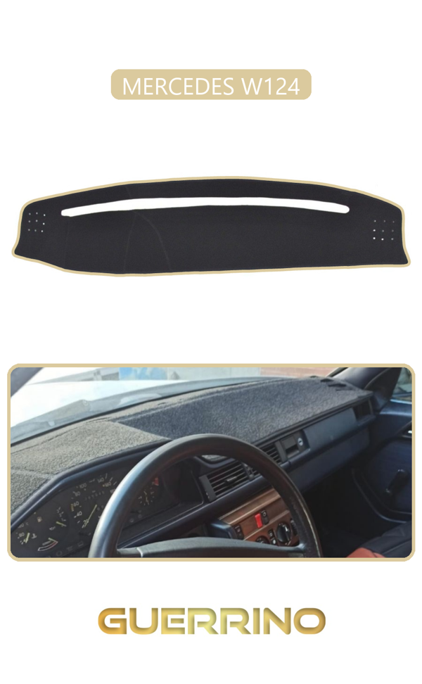 Alisevashop Mercedes W124Torpido Koruma Halısı Bej Kenar  - Image 1