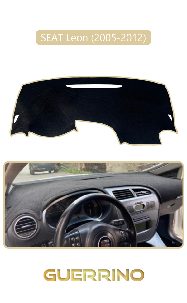 Alisevashop Seat Leon (2005-2012)Torpido Koruma Halısı Bej Kenar  - Image 1