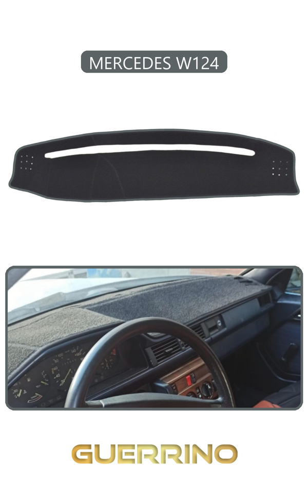 Alisevashop Mercedes W124Torpido Koruma Halısı Gri Kenar  - Image 1