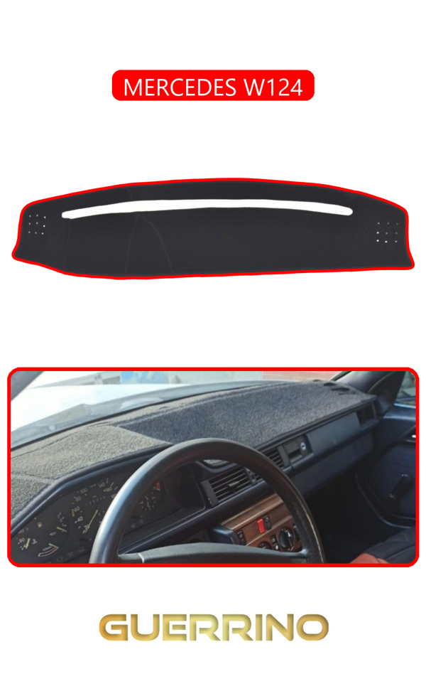 Alisevashop Mercedes W124Torpido Koruma Halısı Kırmızı Kenar  - Image 1