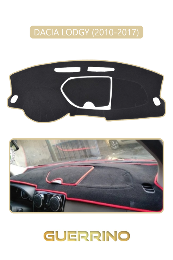 Alisevashop Dacıa Lodgy 2010-2017Torpido Koruma Halısı Bej Kenar  - Image 1