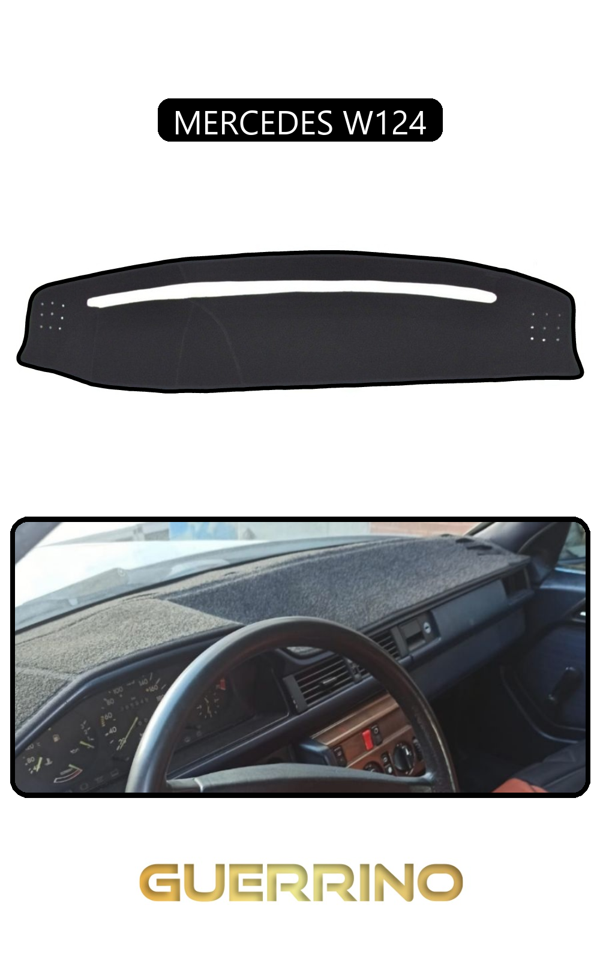 Alisevashop Mercedes W124Torpido Koruma Halısı Siyah Kenar  - Image 1
