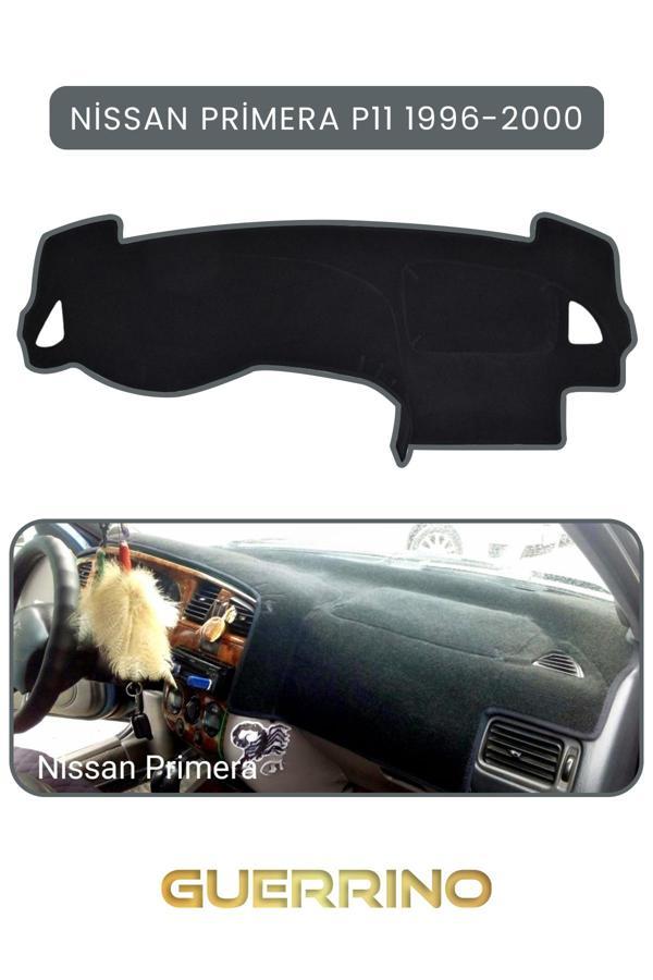 Alisevashop Nissan Primera P11 1996-2000Torpido Koruma Halısı Gri Kenar  - Image 1