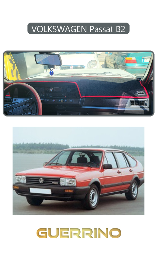 Alisevashop Volkswagen Passat B2Torpido Koruma Halısı Gri Kenar  - Image 1