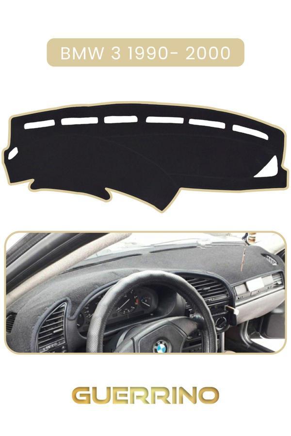 Alisevashop Bmw 3 1990-2000Torpido Koruma Halısı Bej Kenar  - Image 1