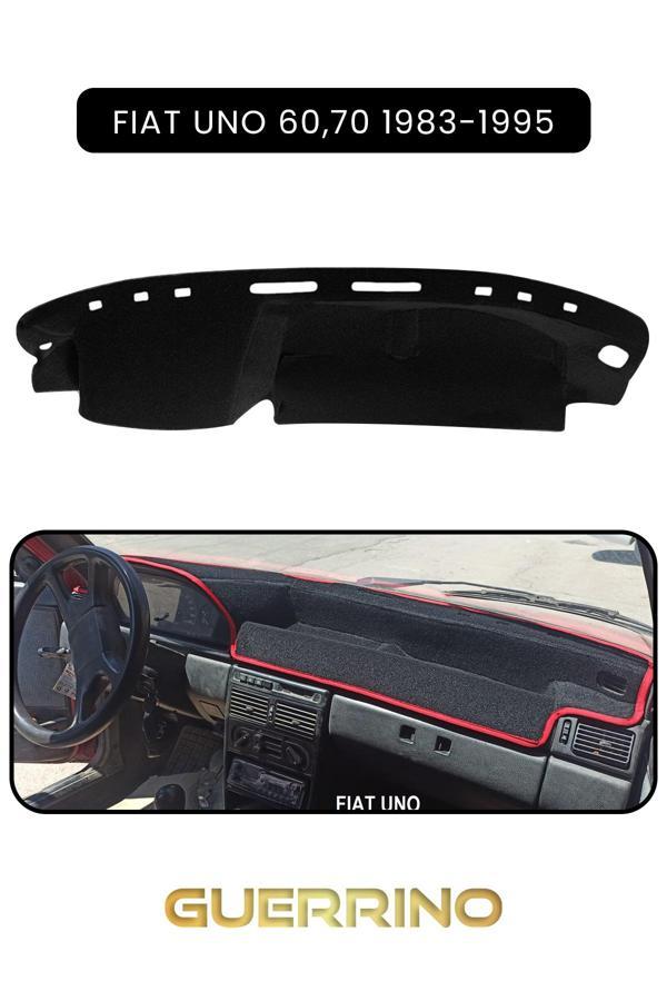 Alisevashop Fıat Uno 60,70 1983-1995 Modellerine Uyguntorpido Koruma Halısı Siyah Kenar  - Image 1