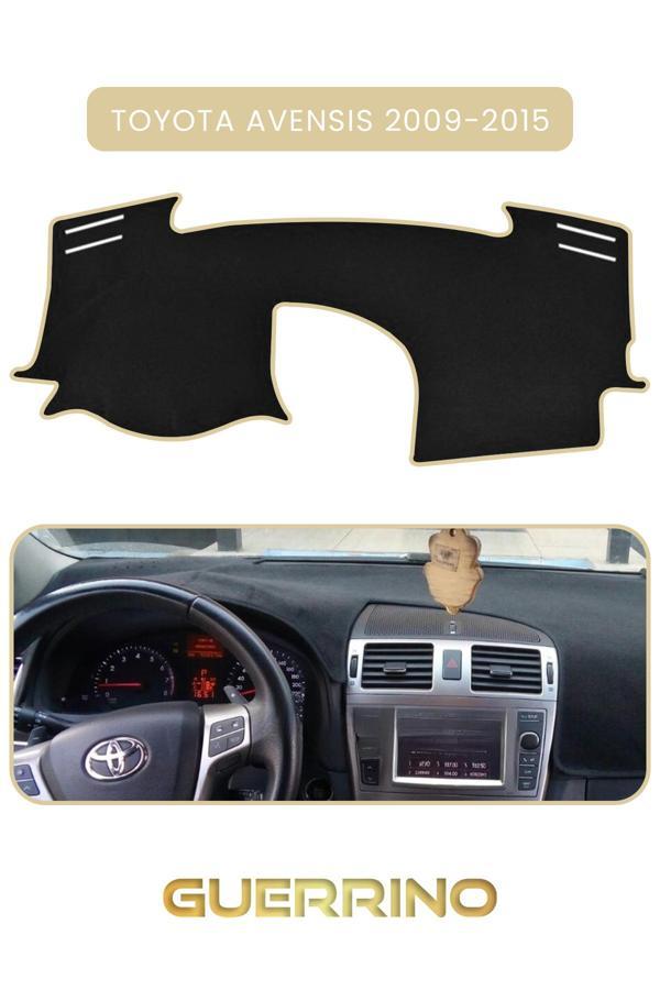Alisevashop Toyota Avensis (2009-2015)Torpido Koruma Halısı Bej Kenar  - Image 1