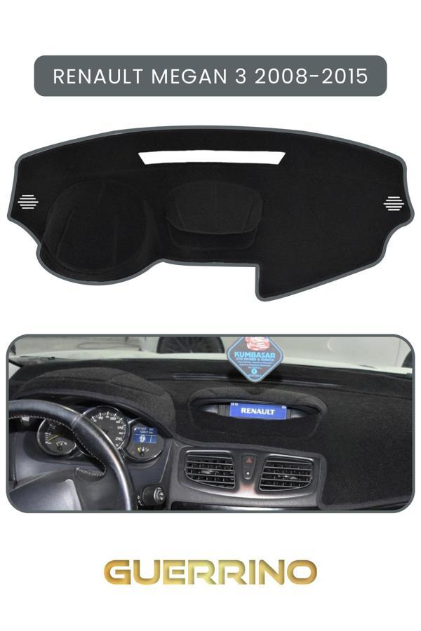Alisevashop Renault Megan 3 (2008-2015)Torpido Koruma Halısı Gri Kenar  - Image 1