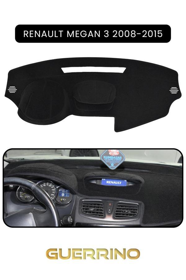 Alisevashop Renault Megan 3 (2008-2015)Torpido Koruma Halısı Siyah Kenar  - Image 1