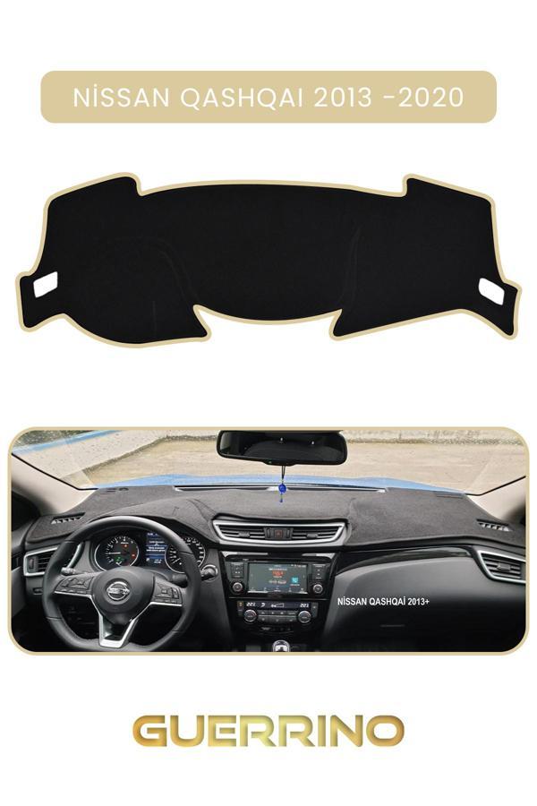 Alisevashop Nissan Qashqaı 2013 -2020Torpido Koruma Halısı Bej Kenar  - Image 1
