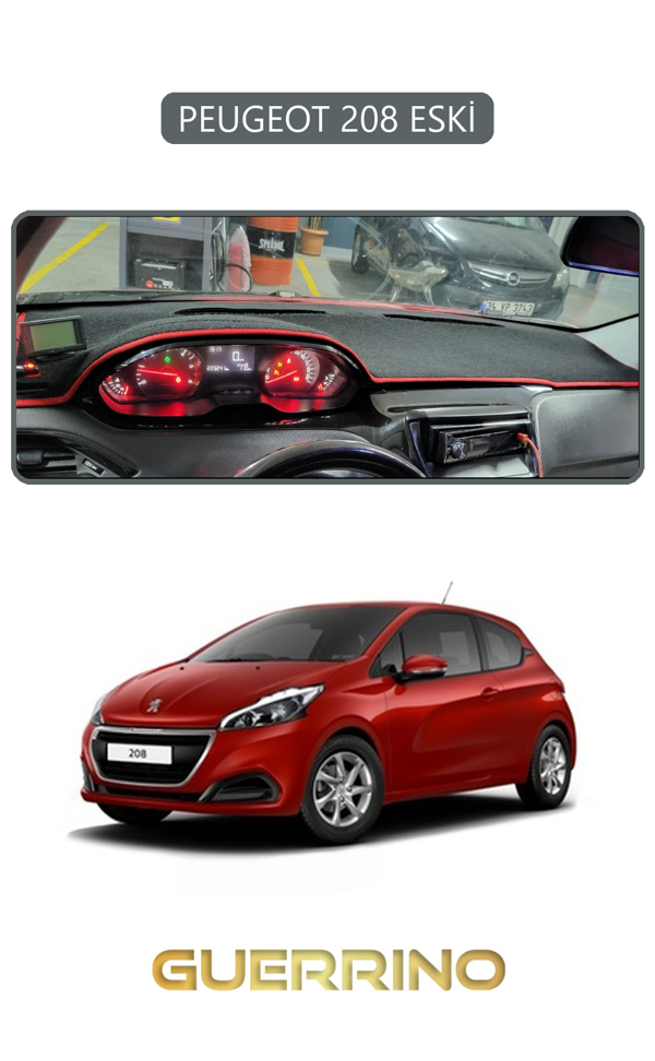 Alisevashop Peugeot 208 Eskitorpido Koruma Halısı Gri Kenar  - Image 1