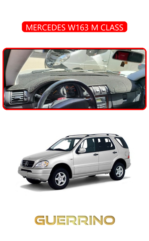 Alisevashop Mercedes W163 M Classtorpido Koruma Halısı Kırmızı Kenar  - Image 1