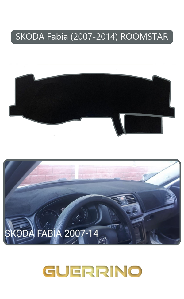Alisevashop Skoda Fabia (2007-2014) Roomstartorpido Koruma Halısı Gri Kenar  - Image 1
