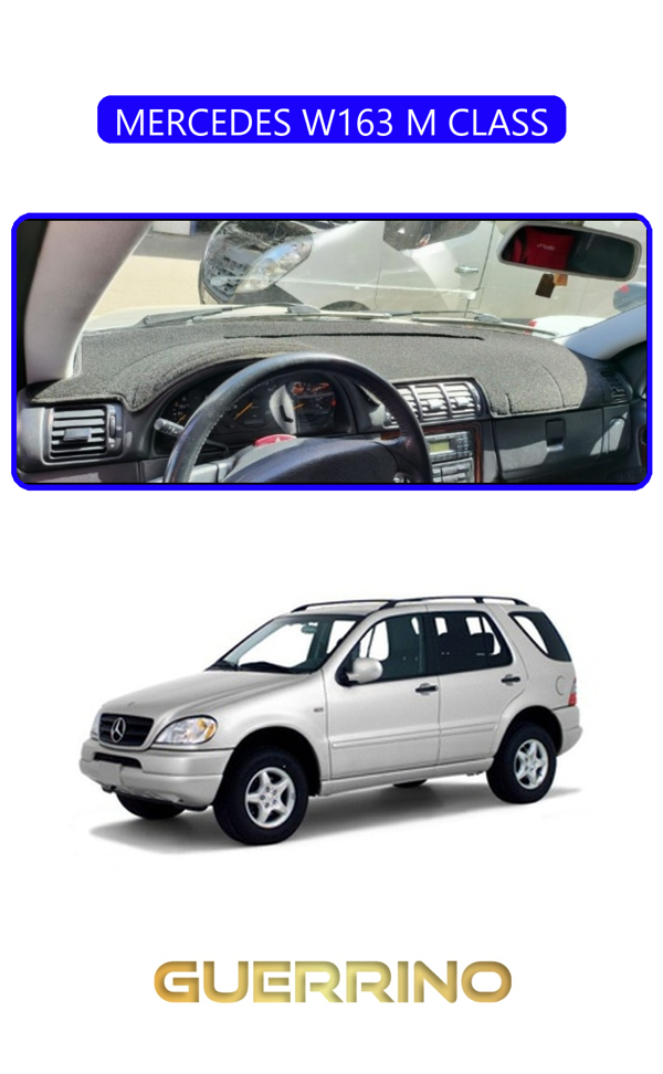 Alisevashop Mercedes W163 M Classtorpido Koruma Halısı Mavi Kenar  - Image 1