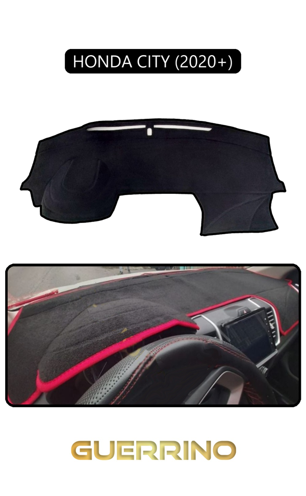 Alisevashop Honda Cıty 2020+Torpido Koruma Halısı Siyah Kenar  - Image 1