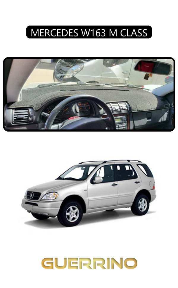 Alisevashop Mercedes W163 M Classtorpido Koruma Halısı Siyah Kenar  - Image 1