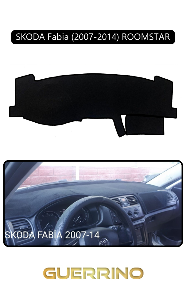 Alisevashop Skoda Fabia (2007-2014) Roomstartorpido Koruma Halısı Siyah Kenar  - Image 1