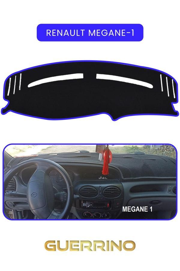 Alisevashop Renault Megane-1Torpido Koruma Halısı Mavi Kenar  - Image 1