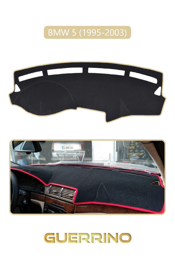 Alisevashop Bmw 5 1995-2003Torpido Koruma Halısı Bej Kenar  - Image 1