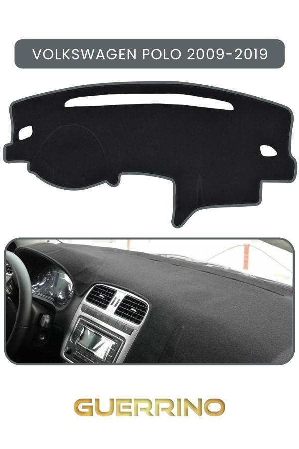 Alisevashop Volkswagen Polo (2009-2019)Torpido Koruma Halısı Gri Kenar  - Image 1