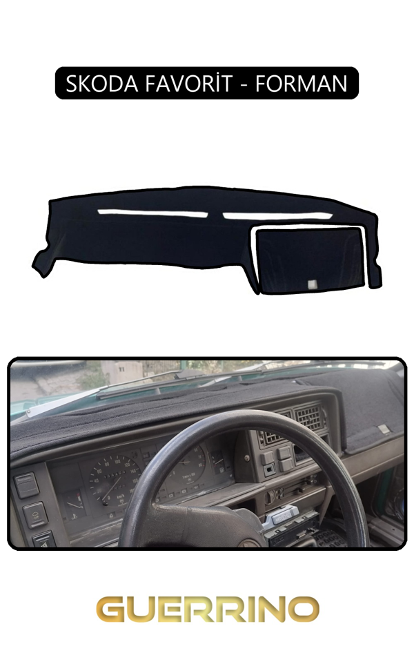 Alisevashop Skoda Favorit - Formantorpido Koruma Halısı Siyah Kenar  - Image 1