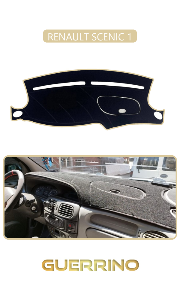 Alisevashop Renault Scenıc 1Torpido Koruma Halısı Bej Kenar  - Image 1