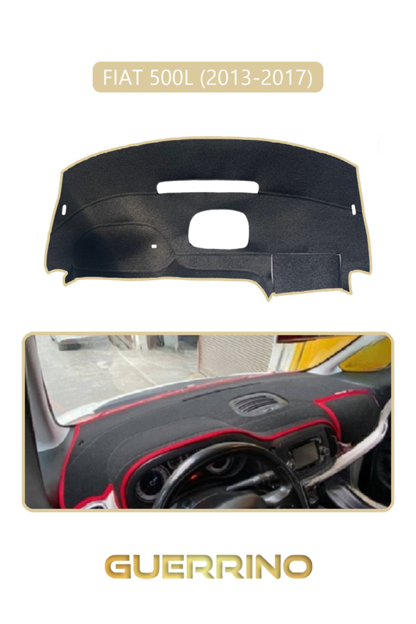 Alisevashop Fıat 500L 2013-2017 Modellerine Uyguntorpido Koruma Halısı Bej Kenar  - Image 1