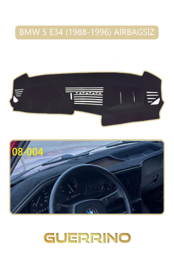 Alisevashop Bmw 5 E34 1988-1996 Airbagsiztorpido Koruma Halısı Bej Kenar  - Image 1