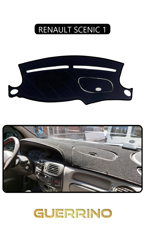Alisevashop Renault Scenıc 1Torpido Koruma Halısı Siyah Kenar  - Image 1