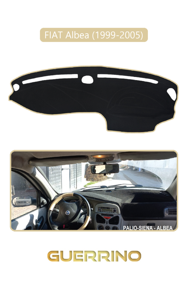 Alisevashop Fıat Albea 1999-2005 Modellerine Uygun Eskitorpido Koruma Halısı Bej Kenar  - Image 1