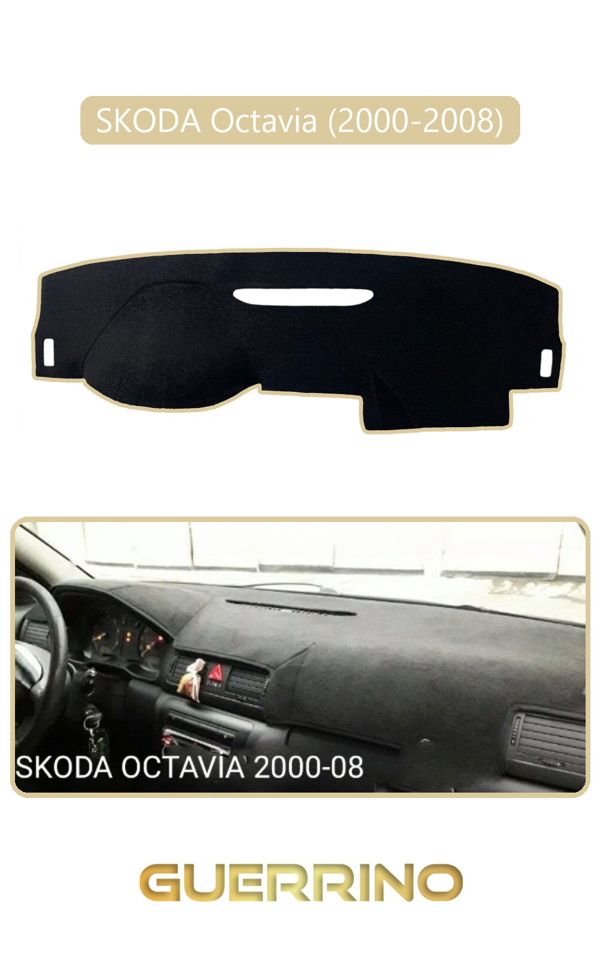 Alisevashop Skoda Octavia (2000-2008)Torpido Koruma Halısı Bej Kenar  - Image 1