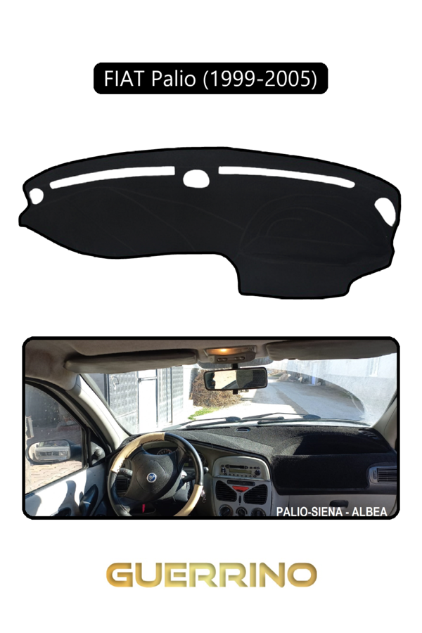 Alisevashop Fıat Palio 1999-2005 Modellerine Uygun Eskitorpido Koruma Halısı Siyah Kenar  - Image 1