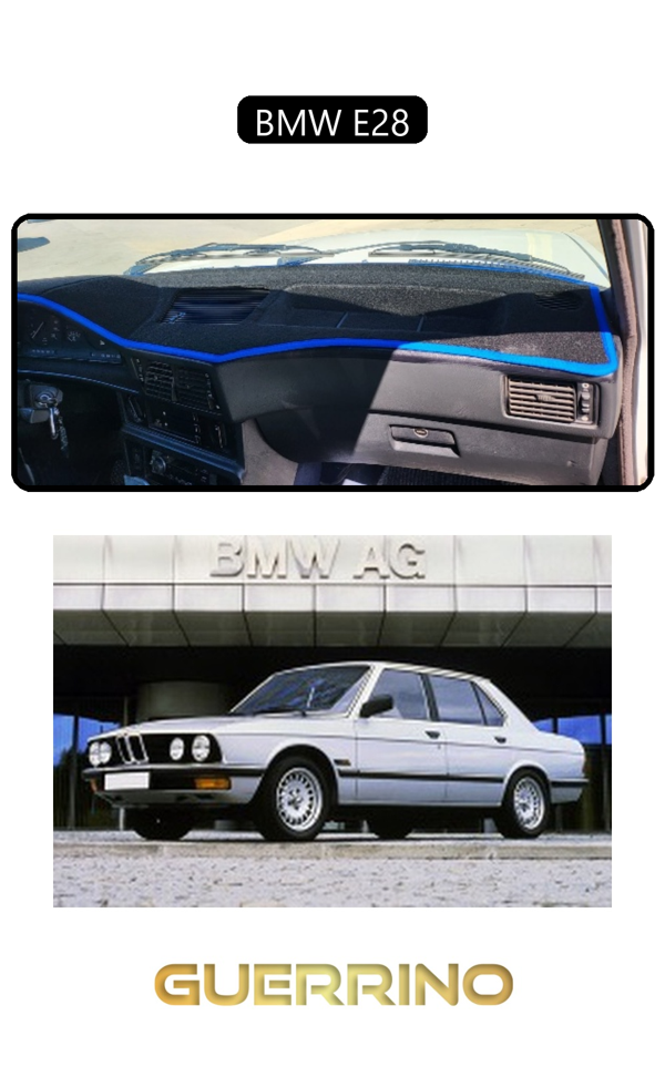 Alisevashop Bmw E28Torpido Koruma Halısı Siyah Kenar  - Image 1