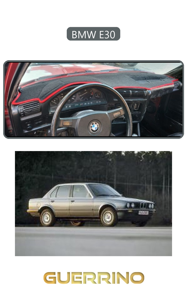 Alisevashop Bmw E30Torpido Koruma Halısı Gri Kenar  - Image 1