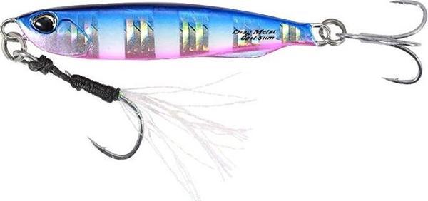 Duo Drag Metal Cast Slim Jig 20gr. PHA0040 Blue Pink Zebra Glow - Image 1