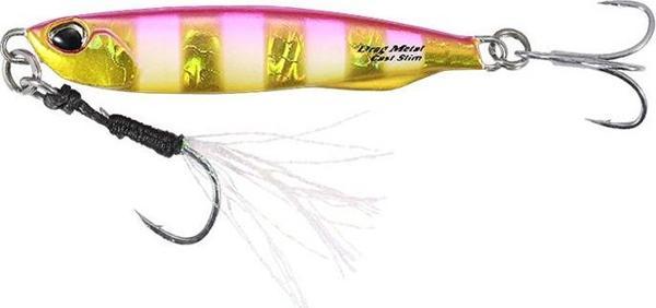 Duo Drag Metal Cast Slim Jig 20gr. PJA0045 Pink Gold Zebra Glow - Image 1