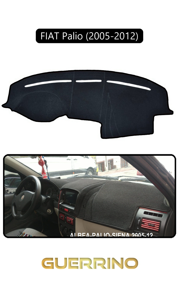 Alisevashop Fıat Palio 2005-2012 Modellerine Uyguntorpido Koruma Halısı Siyah Kenar  - Image 1
