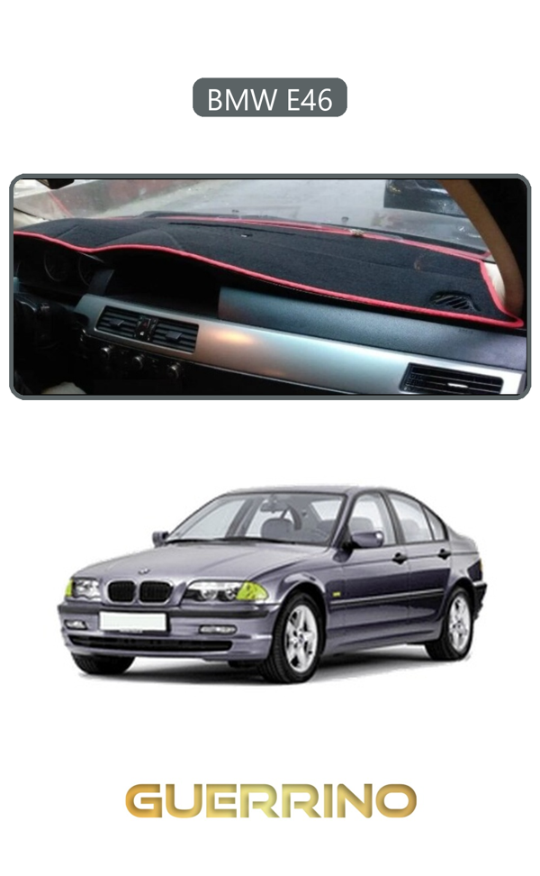 Alisevashop Bmw E46Torpido Koruma Halısı Gri Kenar  - Image 1