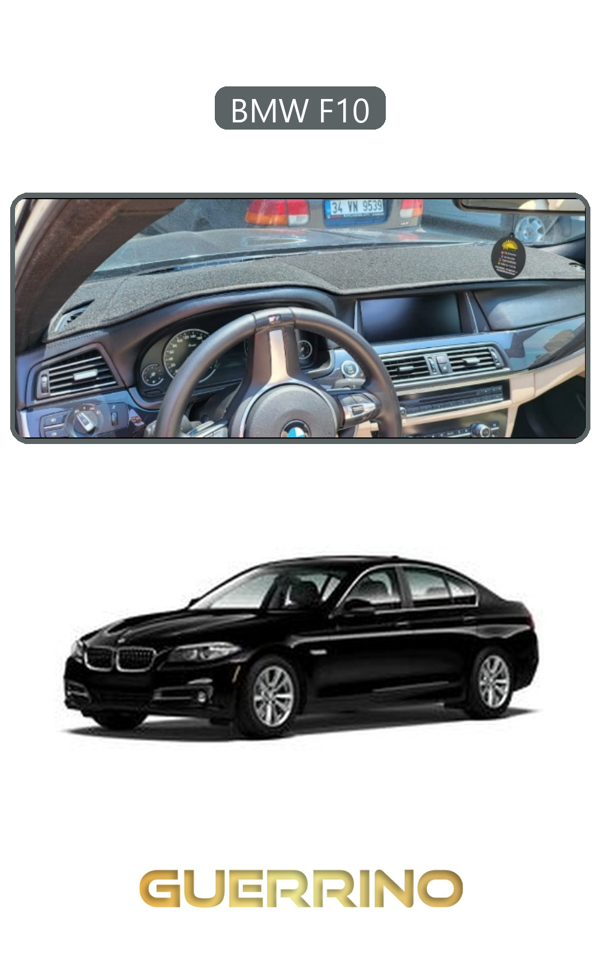 Alisevashop Bmw F10Torpido Koruma Halısı Gri Kenar  - Image 1